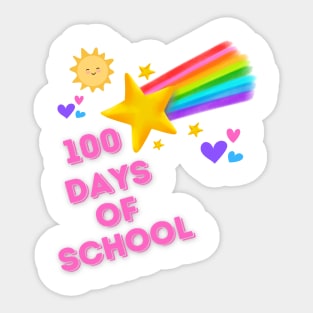 100 days of school Sticker